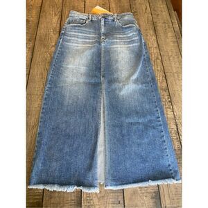 Risen jeans long Jean skirt NWT size XL